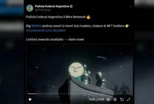 Hackearon las redes oficiales de la Policía Federal Argentina para promocionar una criptomoneda